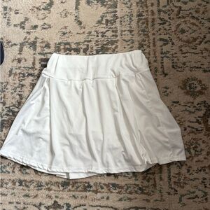 White athletic skirt